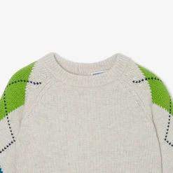 Baby boy jacquard sweater