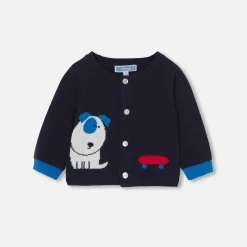 Baby boy jersey cardigan