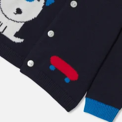 Baby boy jersey cardigan