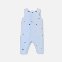 Baby boy jumpsuit in Oxford