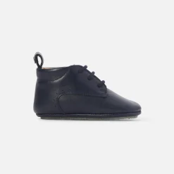 Baby boy leather slippers