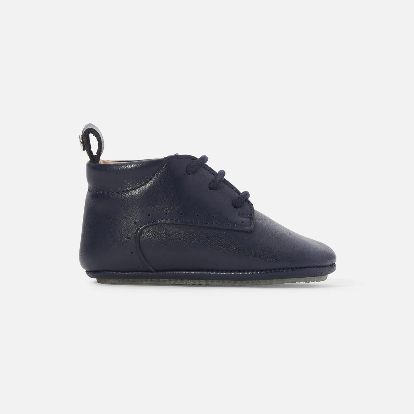 Baby boy leather slippers