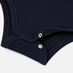 Baby boy polo bodysuit