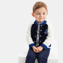 Baby boy Teddy cardigan