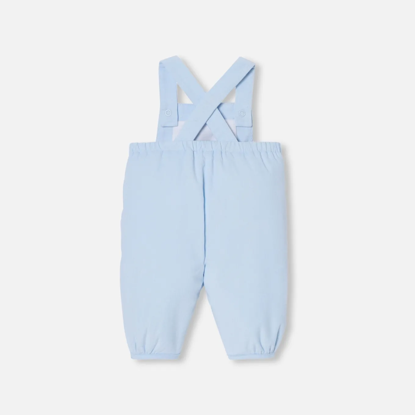 Baby boy velour overalls