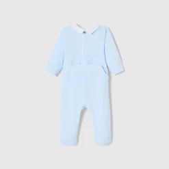 Baby boy velvet pyjamas