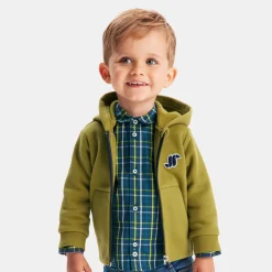 Baby boy zip-up sweatshirt