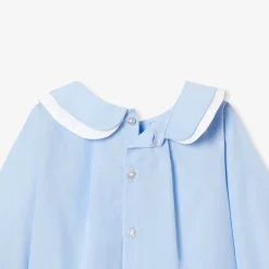 Baby girl blouse in cotton fil à fil