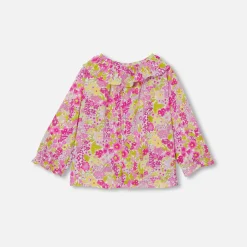 Baby girl blouse in Liberty fabric