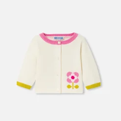 Baby girl cardigan in jersey
