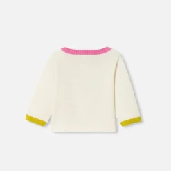Baby girl cardigan in jersey