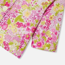 Baby girl cardigan in Liberty fabric