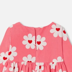 Baby girl dress in milleraies velvet