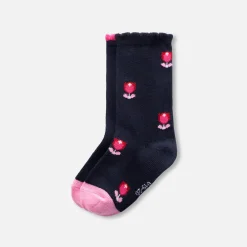 Baby girl duo of high socks