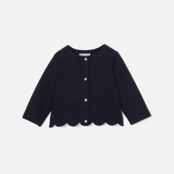 Baby girl fleece cardigan