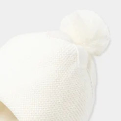 Baby girl hat with a scarf