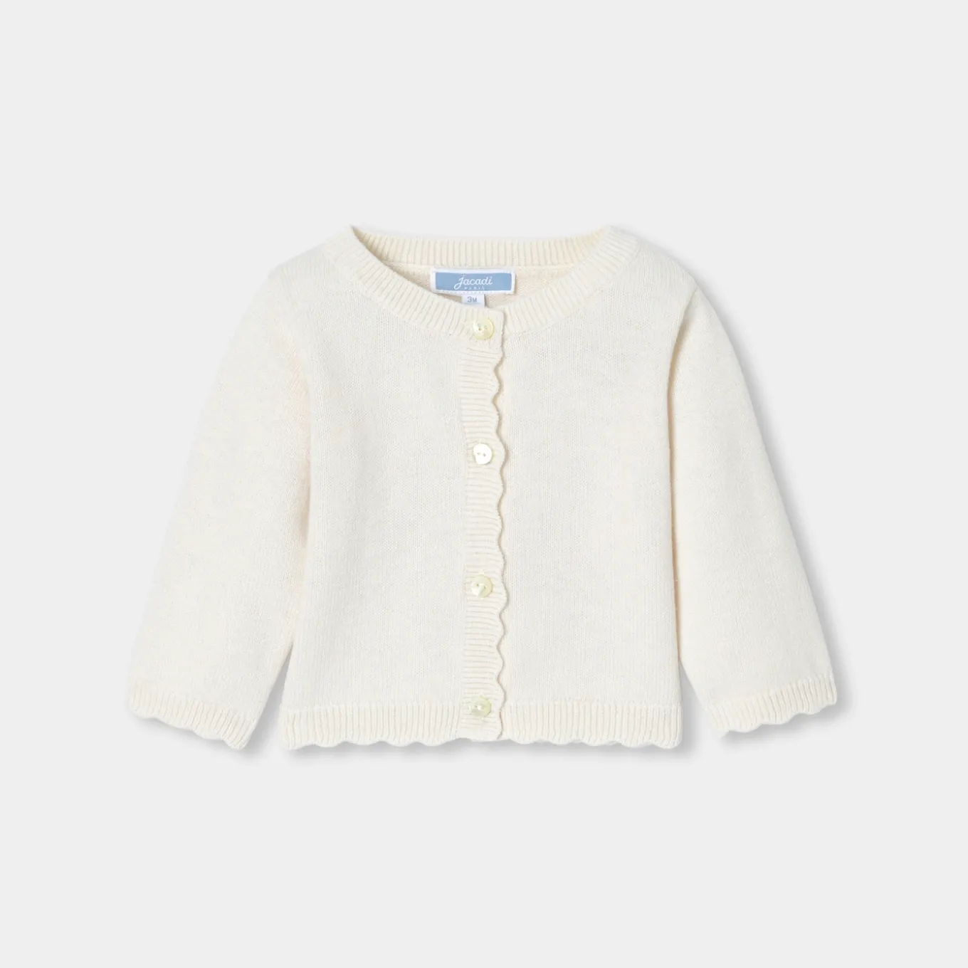 Baby girl jersey cardigan