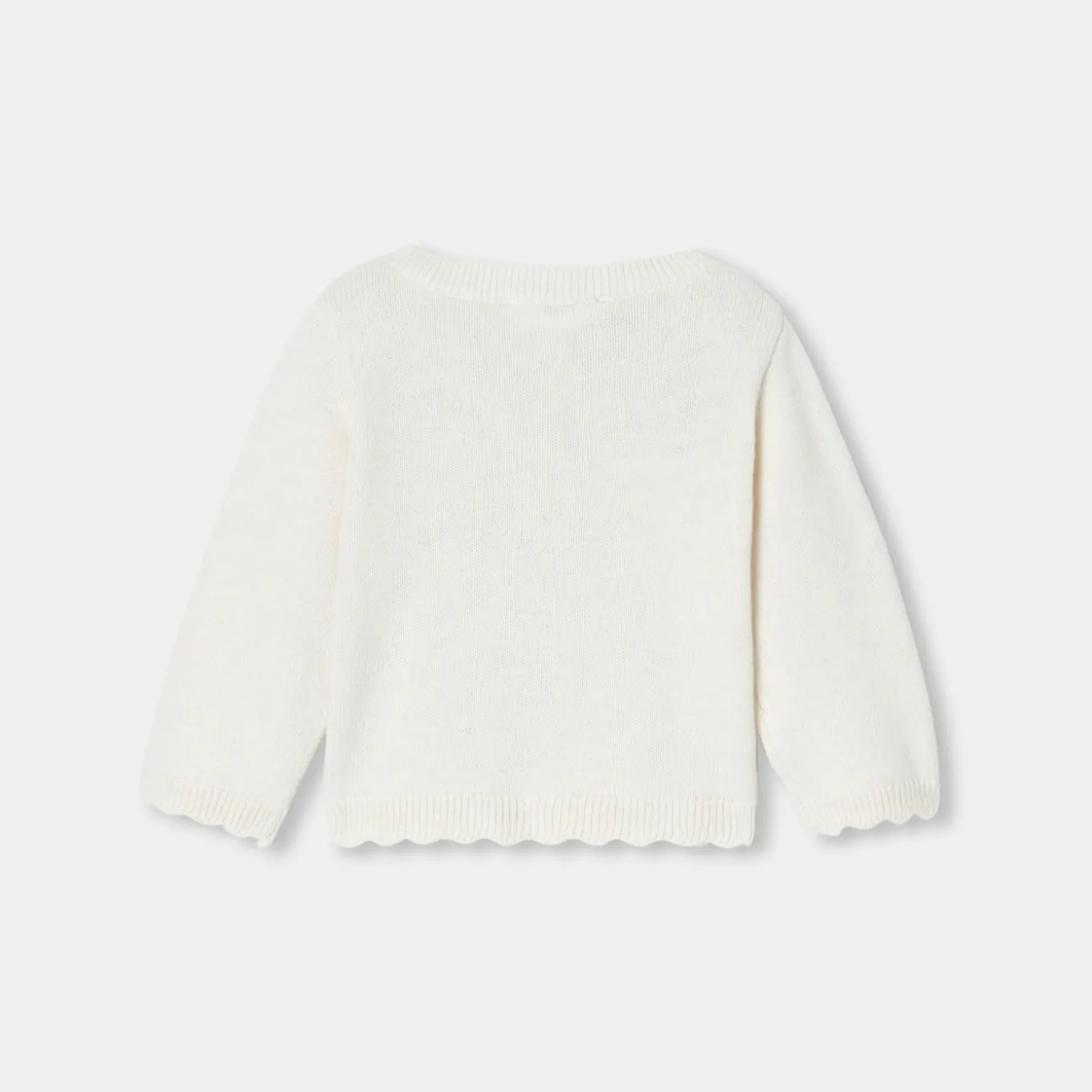Baby girl jersey cardigan