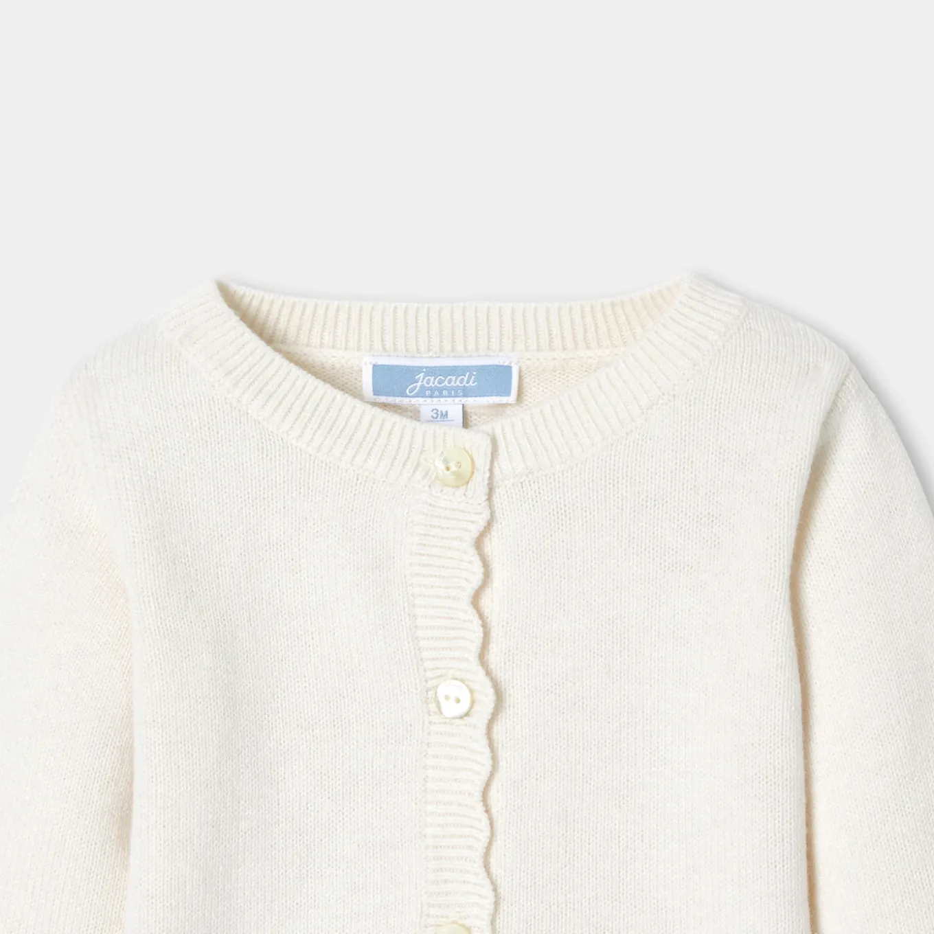Baby girl jersey cardigan