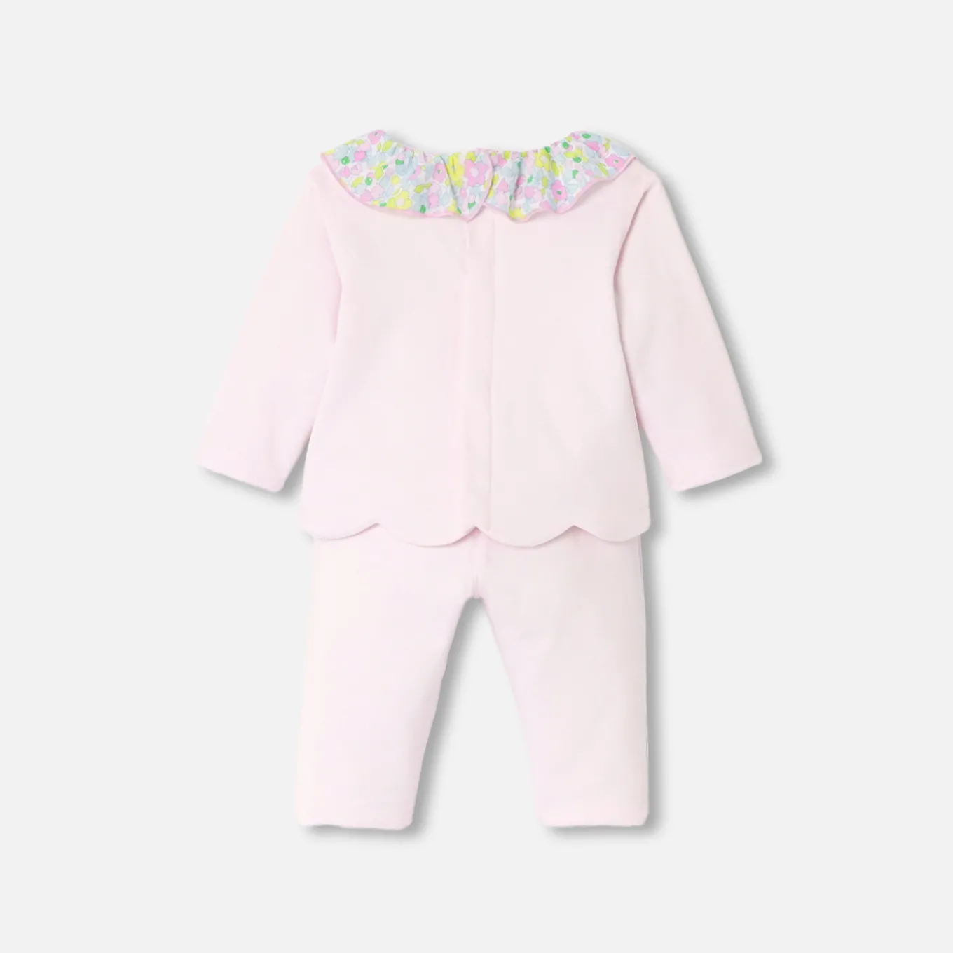 Baby girl jersey comfort set