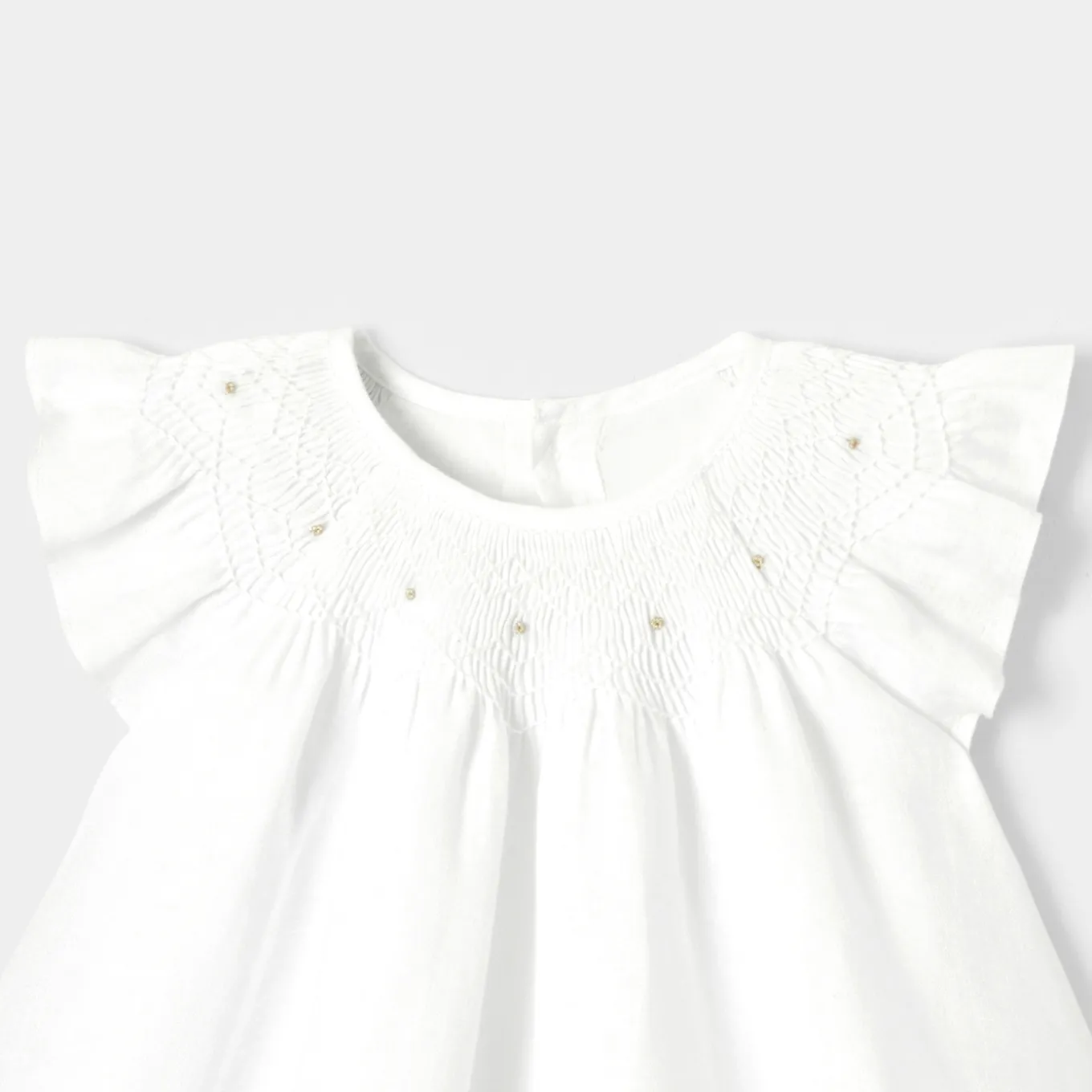 Baby girl linen ceremony dress