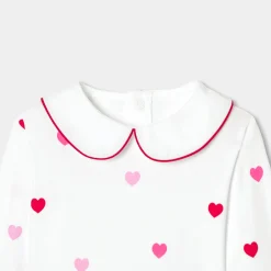 Baby girl long-sleeved bodysuit