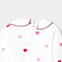 Baby girl long-sleeved bodysuit