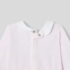 Baby girl pajamas in velvet bouclette