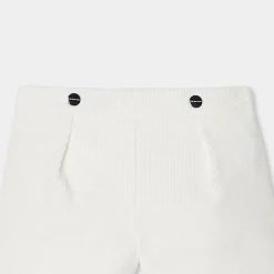 Baby girl shorts in velvet