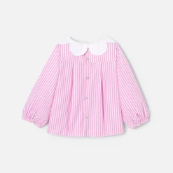 Baby girl striped blouse