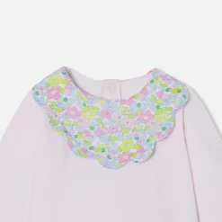 Baby girl velvet pajamas