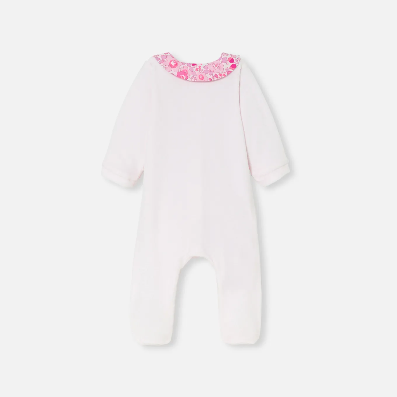 Baby girl velvet pajamas
