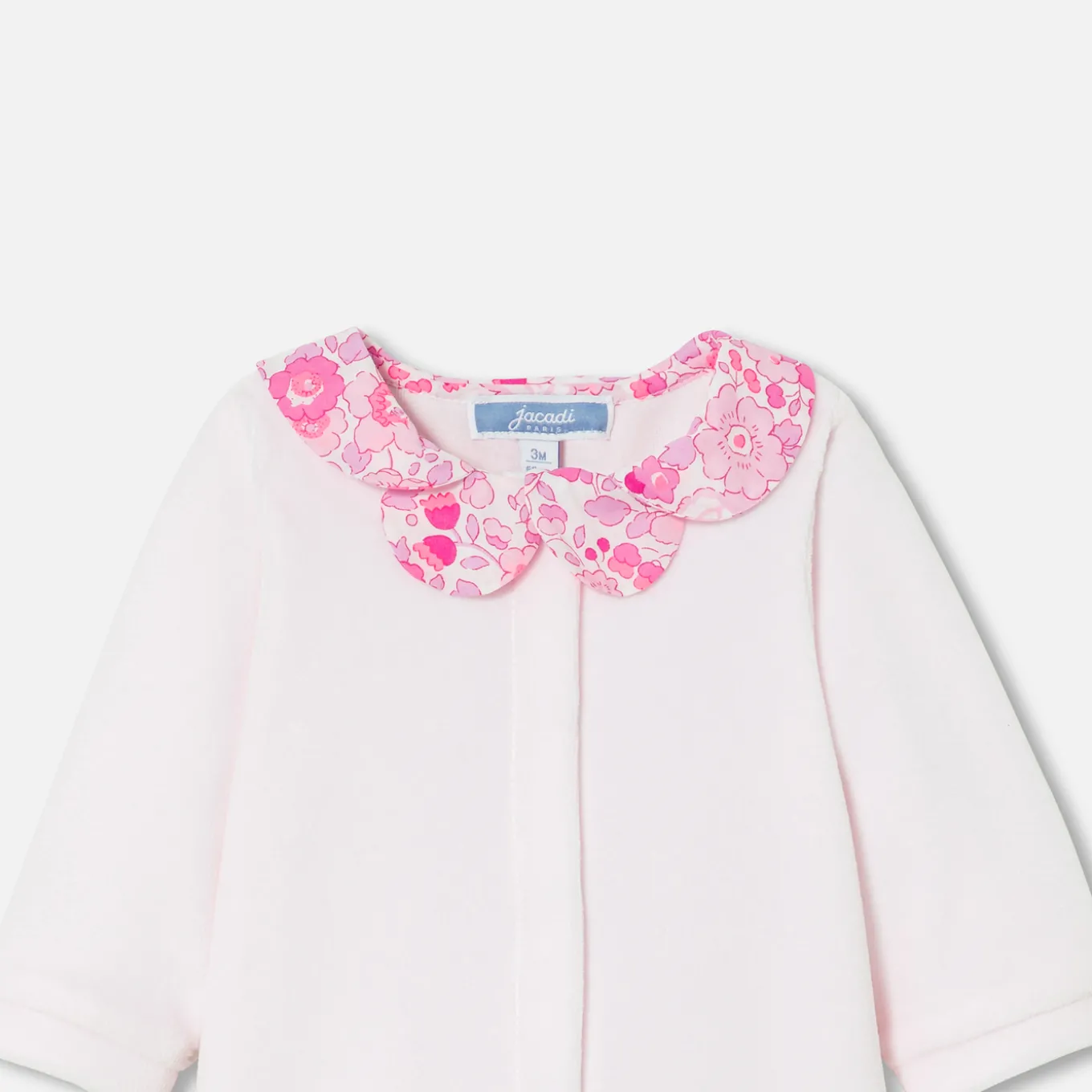 Baby girl velvet pajamas