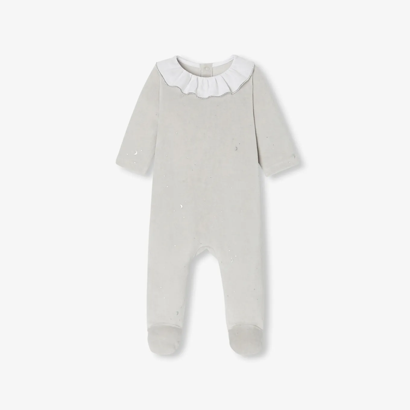 Baby girl velvet pajamas