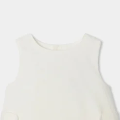 Baby girl velvet pinafore dress