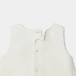 Baby girl velvet pinafore dress