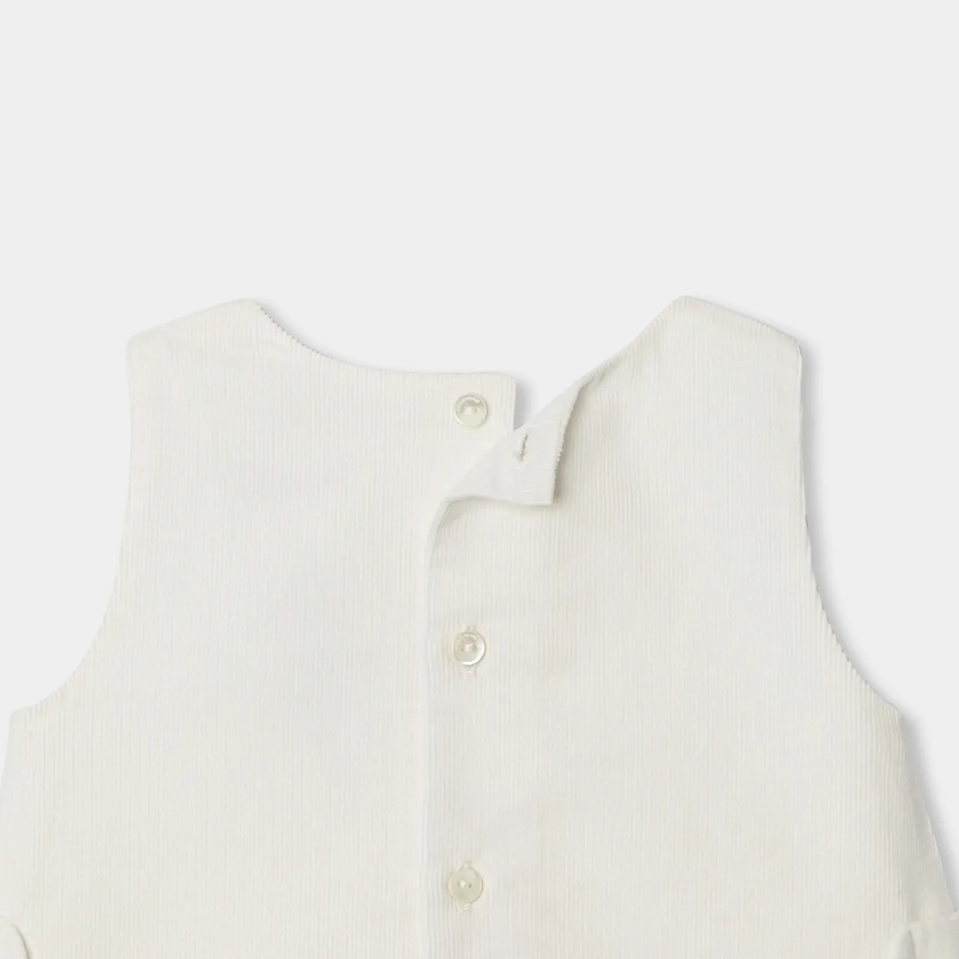 Baby girl velvet pinafore dress