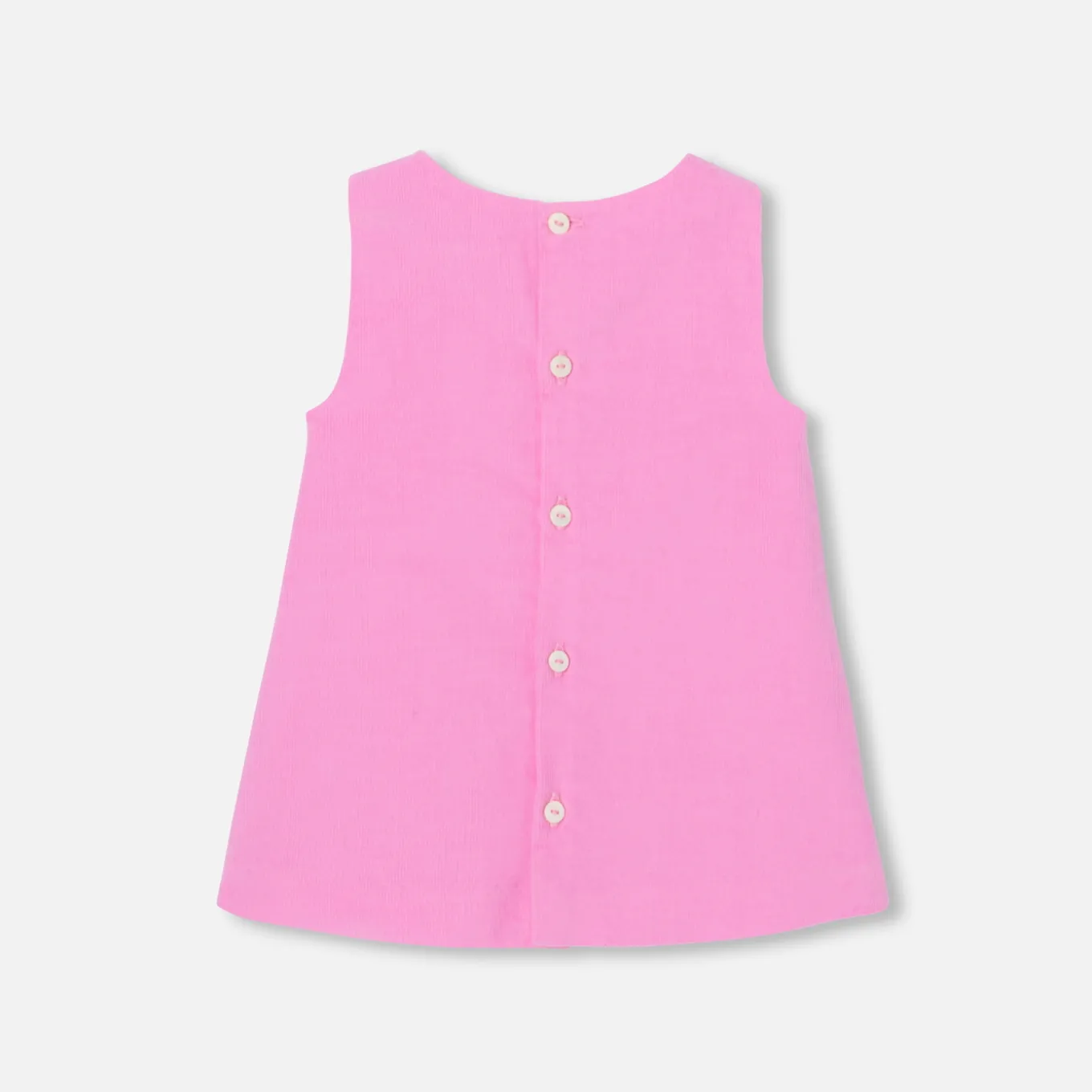 Baby girl velvet pinafore dress