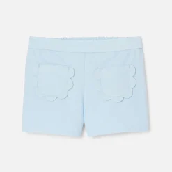 Baby girl velvet shorts