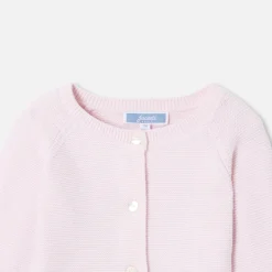 Baby girl wool and cotton cardigan