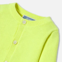 Baby jersey cardigan