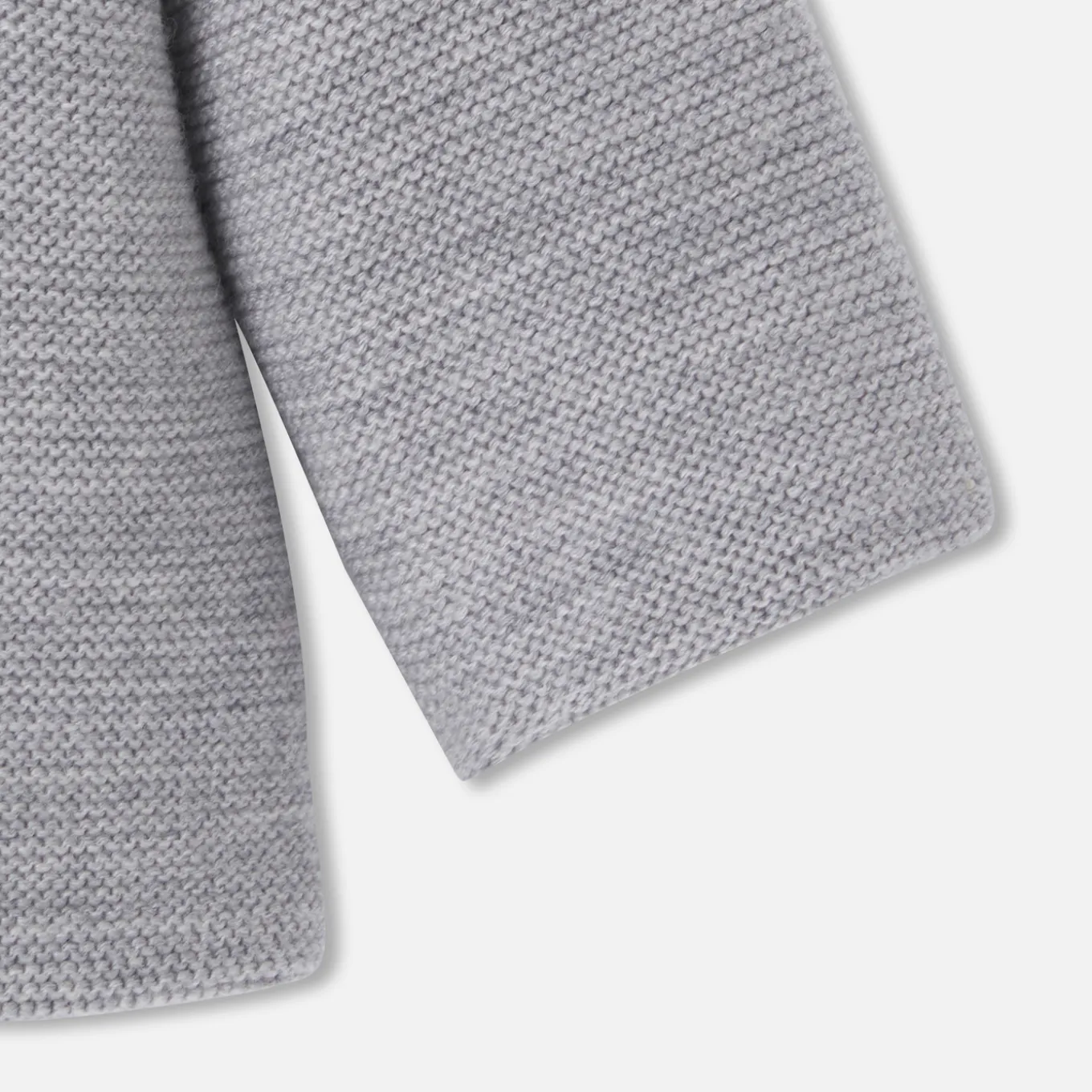 Baby knitted burnous jacket