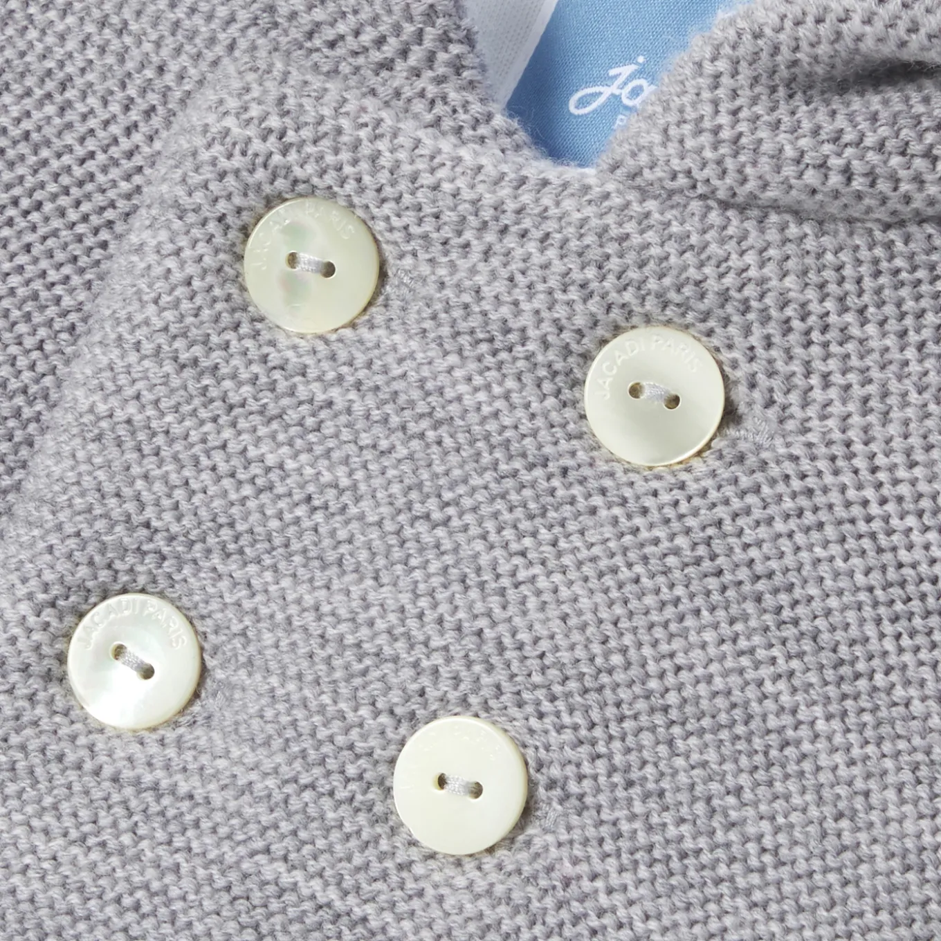 Baby knitted burnous jacket