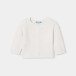 Baby wool and cotton cardigan