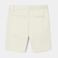 Boy Bermuda shorts in cotton satin