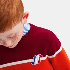 Boy color block sweater