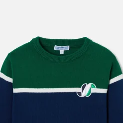 Boy color block sweater