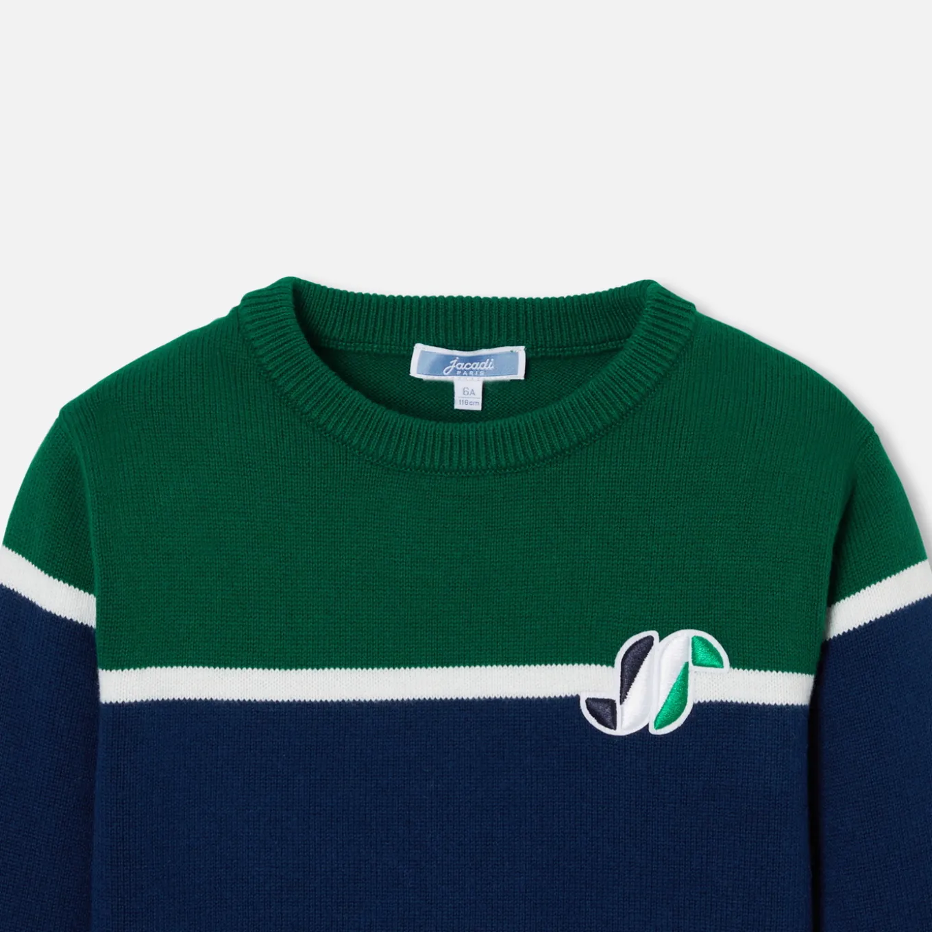 Boy color block sweater
