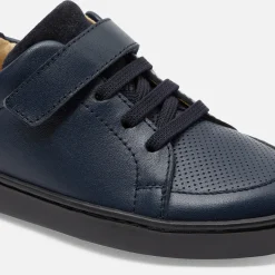 Boy leather sneakers