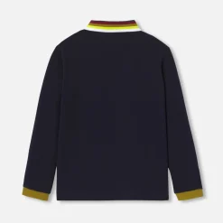 Boy long-sleeved polo